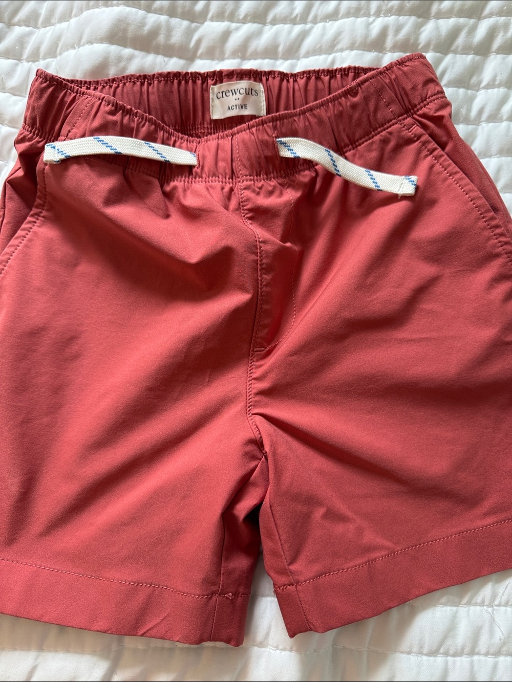 Crewcuts Coral Red Active Shorts